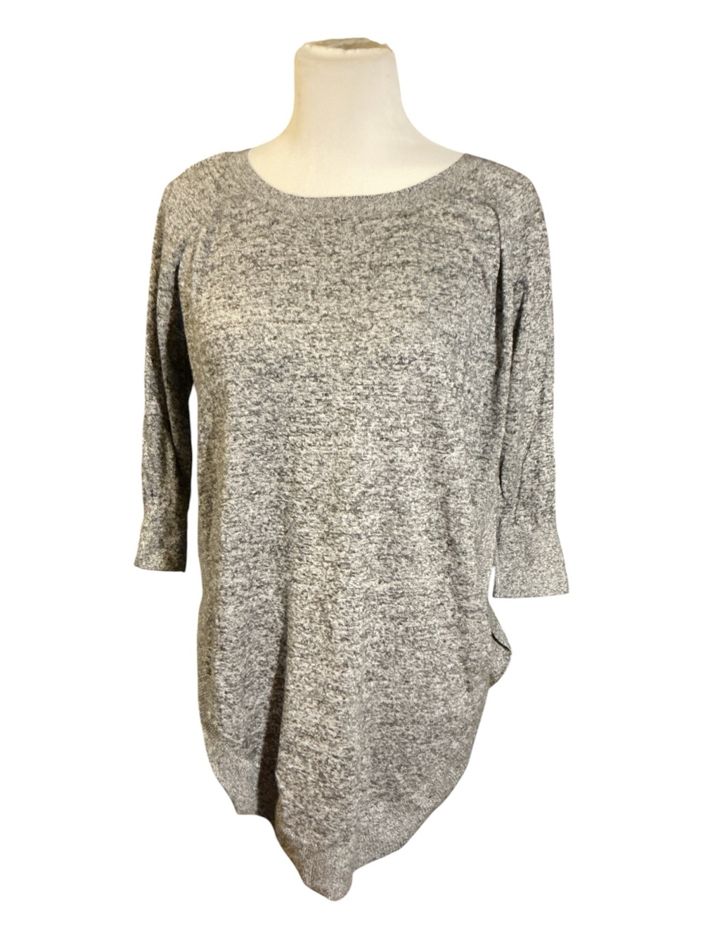 Women’s Gray Heather Knit Tunic Top